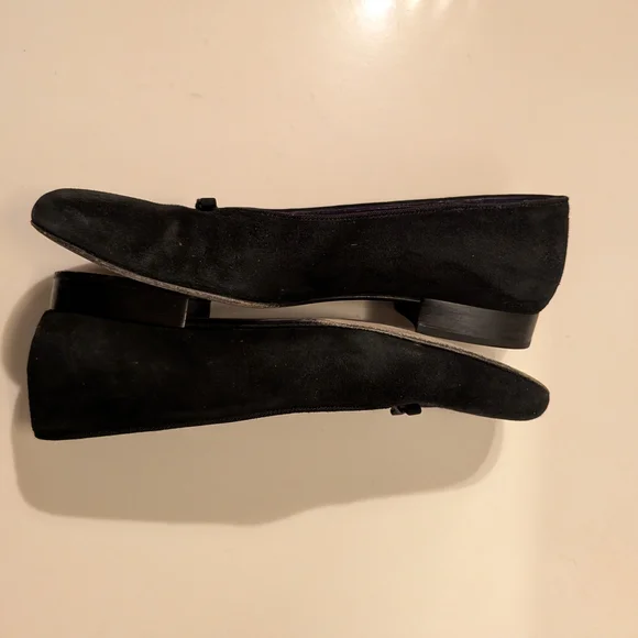 RALPH LAUREN Purple Label Women's Black Suede Ballet Flats | 6 B - Picture 3 of 6